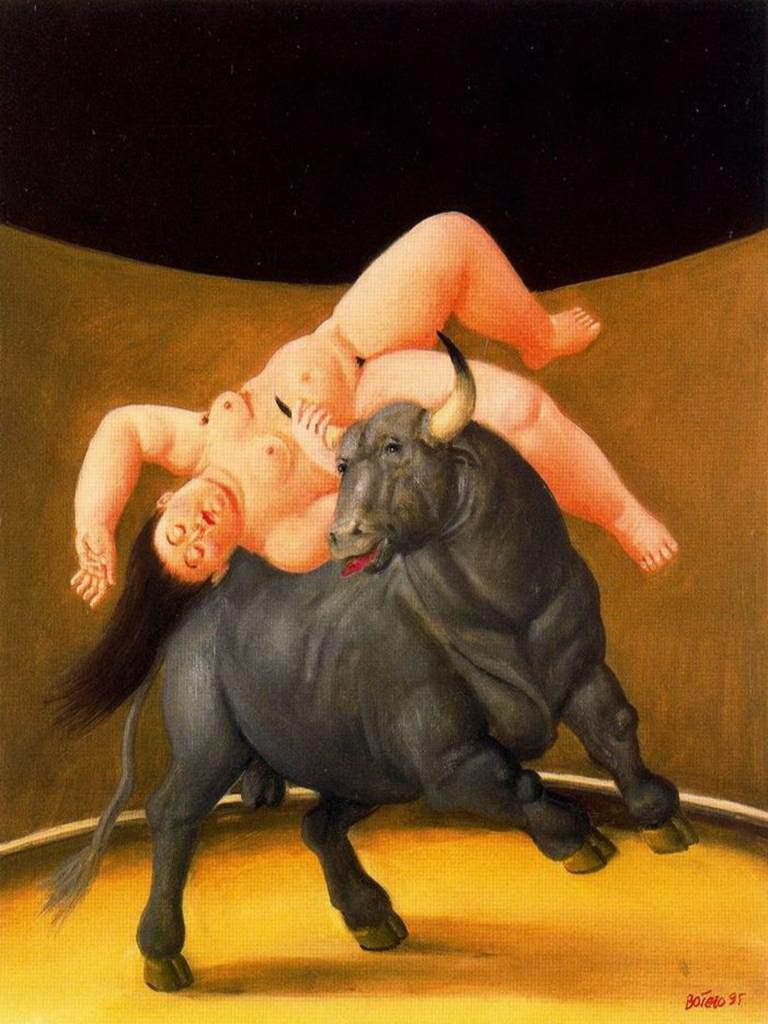 Rapto de Europa 2 Fernando Botero Peintures à l'huile